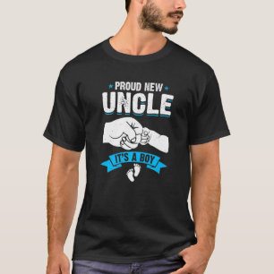 Mannen retro Mannen trots nieuwe oom het is een jo T-shirt