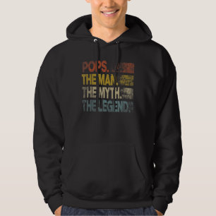 Mannen Retro Poppen Man Myth Legend Vintage Vader Hoodie