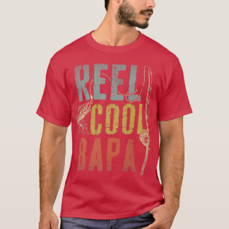Mannen Retro Reel Cool Bapa Vist vaders T-shirt