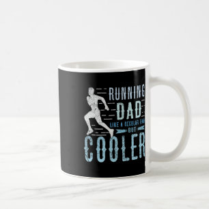 Mannen Retro Running Dad Kleding Vaderdag Geboorte Koffiemok