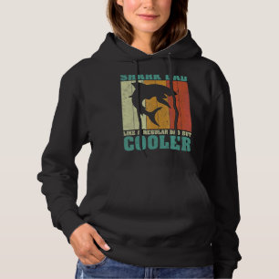 Mannen  Retro Shark Pa als een gewone vader. Hoodie