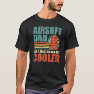 Mannen Retro Style Airsoft Dad Vaderdag T-shirt