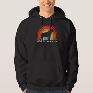 Mannen Retro Style Best Boston Terrier Dad E Hoodie