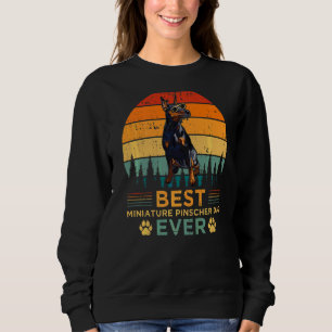Mannen Retro Style Best Miniature Pinscher Pap ooi Trui