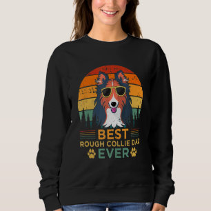 Mannen Retro Style Best Rough Collie Pap Ooster Va Trui