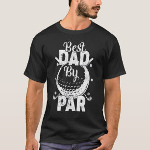 Mannen Retro Style Beste vader van par Golf Pa Gol T-shirt