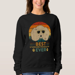 Mannen Retro Sunset Best Standard Poodle Trui
