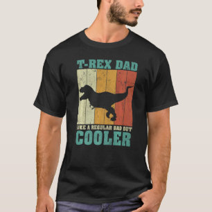 Mannen rex rex vader als een gewone vader t-shirt