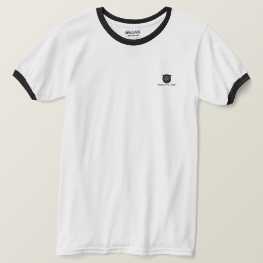 mannen Ringer Tshirt Cool Eco Style Design (Design voorkant)