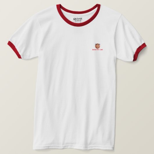 mannen Ringer Tshirt Cool Eco Style Design (Design voorkant)