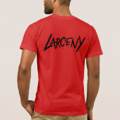 Mannen Rode Logo Shirt (Achterkant)