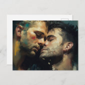 Mannen Romantisch Briefkaart (Voorkant / Achterkant)