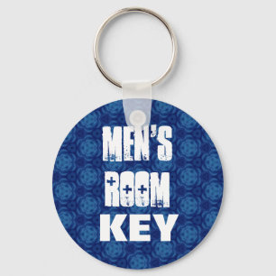Mannen Room Sleutelhanger - Blue Pattern