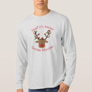Mannen Rudolph Kerstmis T-Shirt