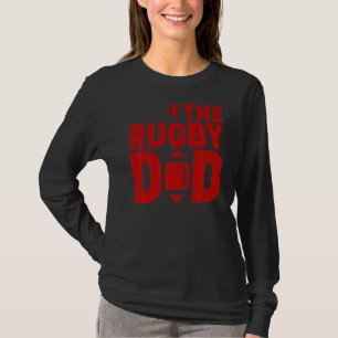 Mannen Rugby pa Rugby Vaderdag Rugby T-shirt