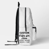 Mannen-rugzak aangepaste geschenken voor hem bedrukte rugzak (Links)