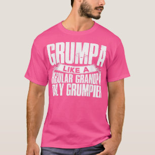 Mannen rumpa als een gewone opa die alleen maar br t-shirt
