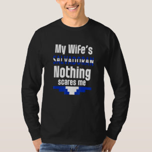 Mannen Salvadoraanse vrouw El Salvador Husband Ann T-shirt