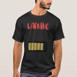 Mannen Sarcastische Humor Waarschuwing Sarcasm nu T-shirt