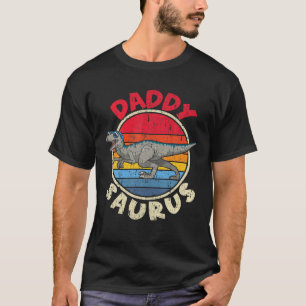 Mannen Saurus Papa I Velociraptor I Familie overee T-shirt