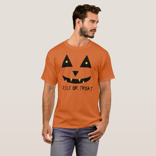 Mannen SCARY PUMPKIN HALLOWEEN T-shirt (Voorkant volledig)