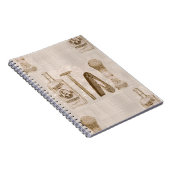 mannen scheerbeurt notitieboek (Rechterzijde)