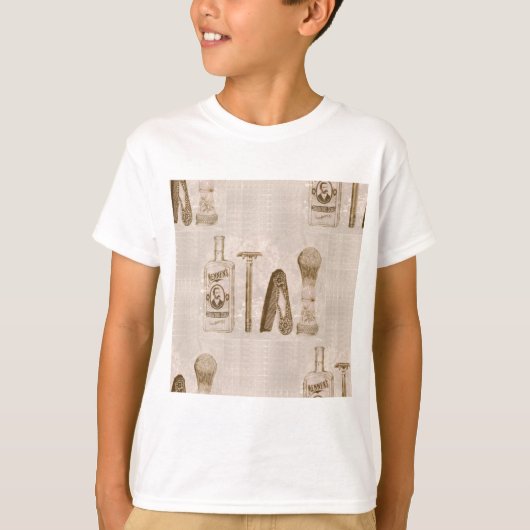 mannen scheerbeurt t-shirt (Voorkant)