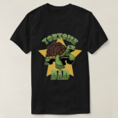 Mannen schildpad pap dierschildpad stofeigenaar t-shirt (Design voorkant)