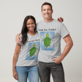 mannen schildpad t-shirt (Unisex)