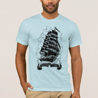 mannen schip  t-shirt
