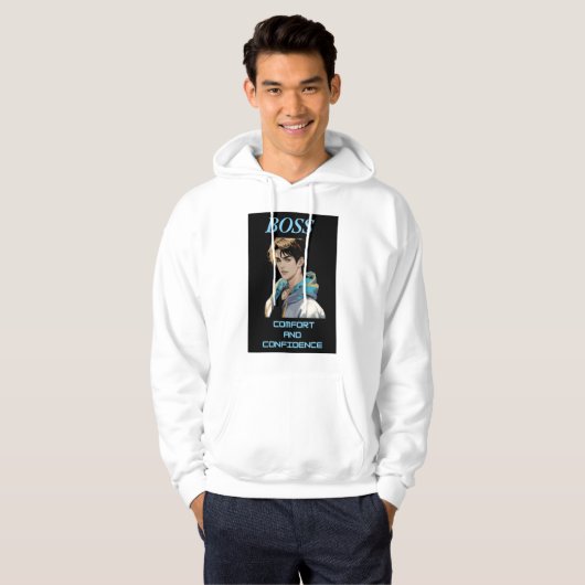Mannen schoenen & sweatshirts comfort en zelfvertr hoodie (Voorkant volledig)