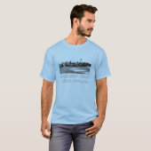 Mannen Seabright Beach, Santa Cruz T-Shirt (Voorkant volledig)