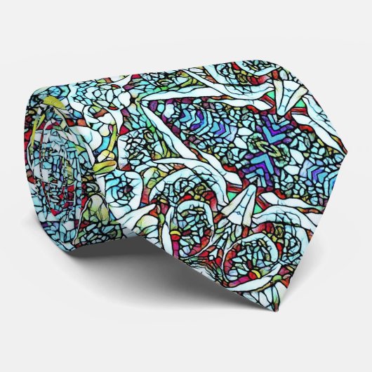 Mannen - SG Hydrangeas Stropdas (Opgerold)