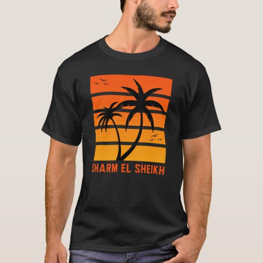 Mannen Sharm El Sheik  Sunset T-Shirt (Voorkant)