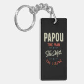 Mannen Shirt Gift: Het Man De Mina De Legende Sleutelhanger (Voorkant Links)