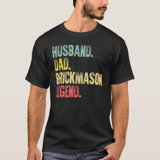 Mannen  Shirt Man Vader Brick Mason Legend
