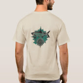 Mannen Shirt met onkruid (Achterkant)