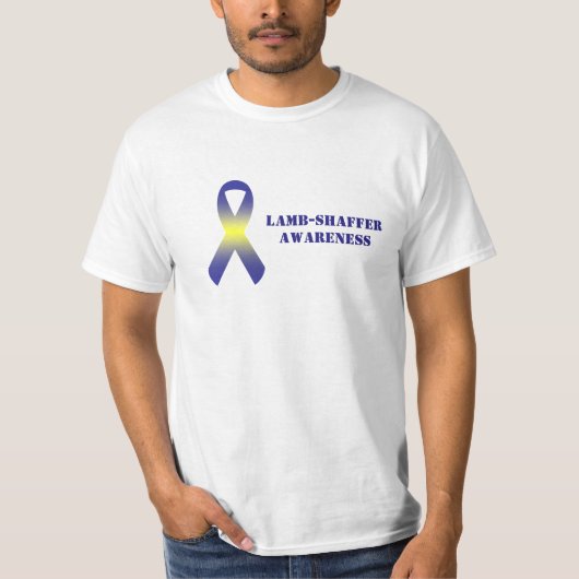 Mannen Shirt voor bewustmaking van de Lamb-Shaffer (Voorkant)