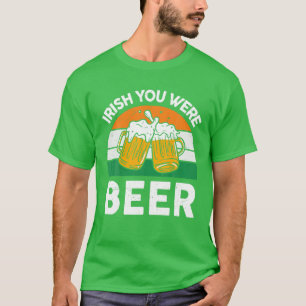 Mannen sint-janskruid kostume Irish je was beer F T-shirt