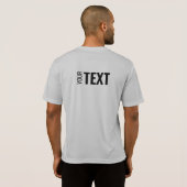 Mannen Sjabloon voor achterzijafdrukken Moderne sp T-shirt (Achterkant volledig)