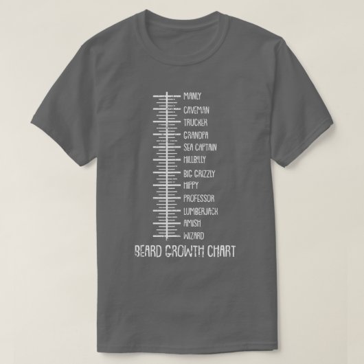 Mannen slijpmeter met Man met lange lengte Funny M T-shirt (Design voorkant)