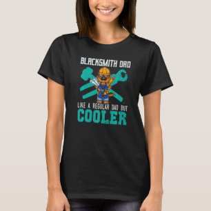 Mannen Smed Papa Net Als Een Gewone Papa Maar Cool T-shirt