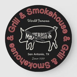 Mannen Smokehouse & Grill Muur Grote Klok