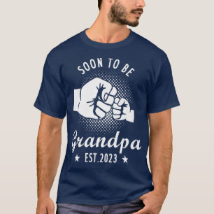 Mannen snel om opa Est 2023 te worden, opa Zwanger T-shirt
