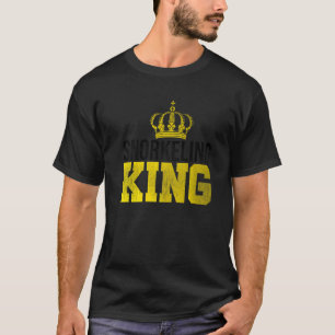 Mannen snorkelen King Graphic Scuba Duiker Apnoe D T-shirt