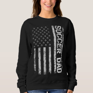 Mannen Soccer American Flag Soccer Dad Fath Trui