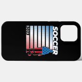 Mannen Soccer Patriotic USA 2023 Case-Mate iPhone Case (Achterkant (horizontaal))