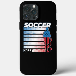 Mannen Soccer Patriotic USA 2023 iPhone 13 Pro Max Hoesje