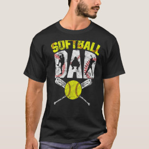 Mannen Softbal Pap Team Sport Softbal Fo T-shirt
