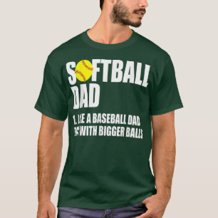 Mannen Softball Pap Definition Funny T-shirt